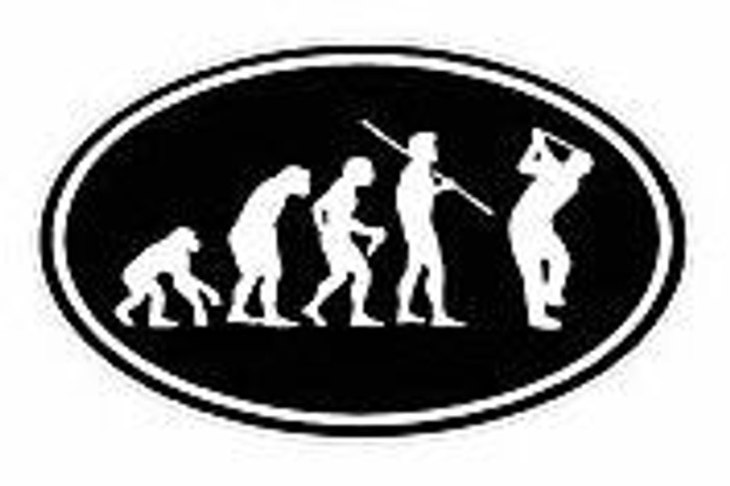 Evolution Sport Stickers GOLF - OVAL B