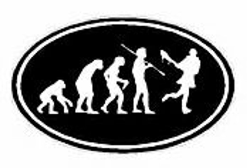 Evolution Sport Stickers LACSOSSE WOMANS - OVAL B