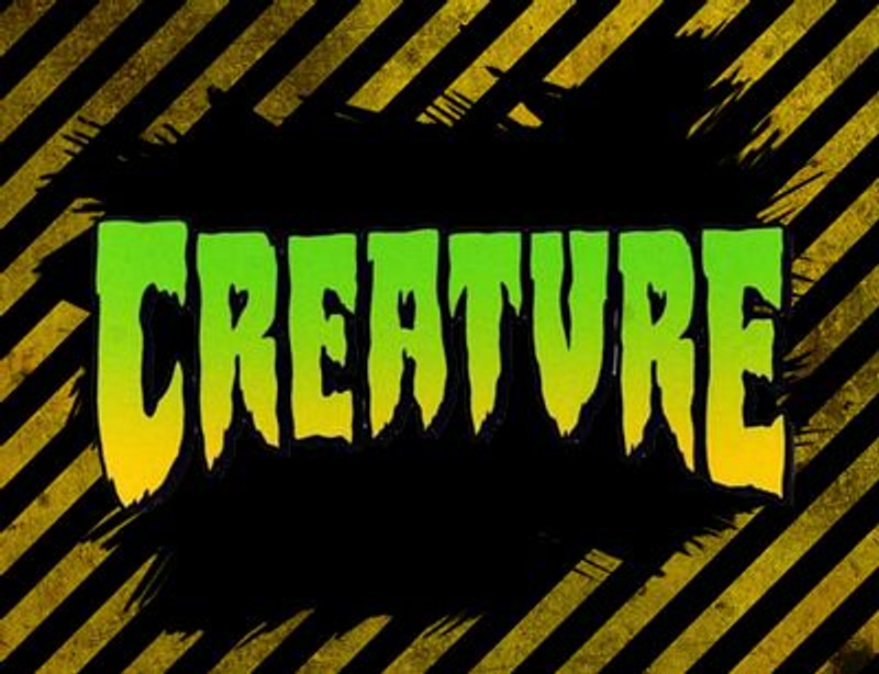 Creature Color Logo skateboard sticker