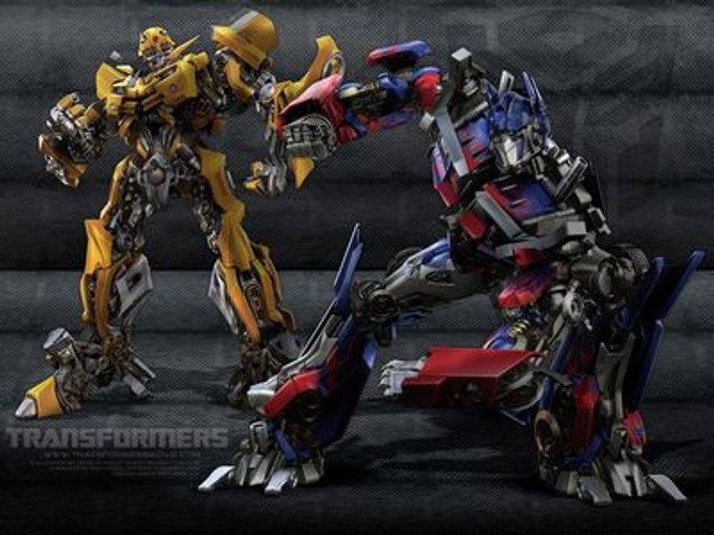 Autobot Opt and Bee Rectangular Digital Decal