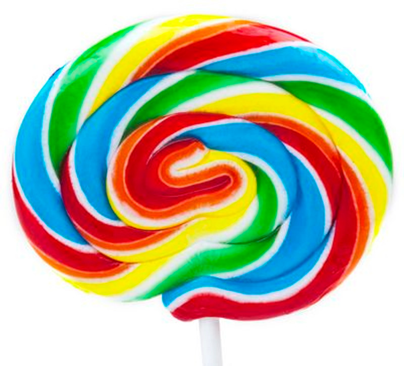 Lollipop Rainbow Swirl