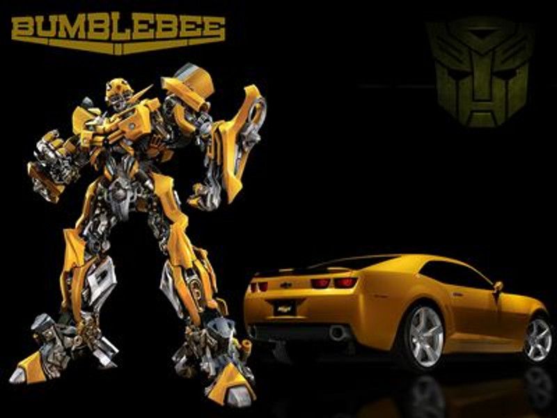 Transformers Bumblebee  Rectangular Decal