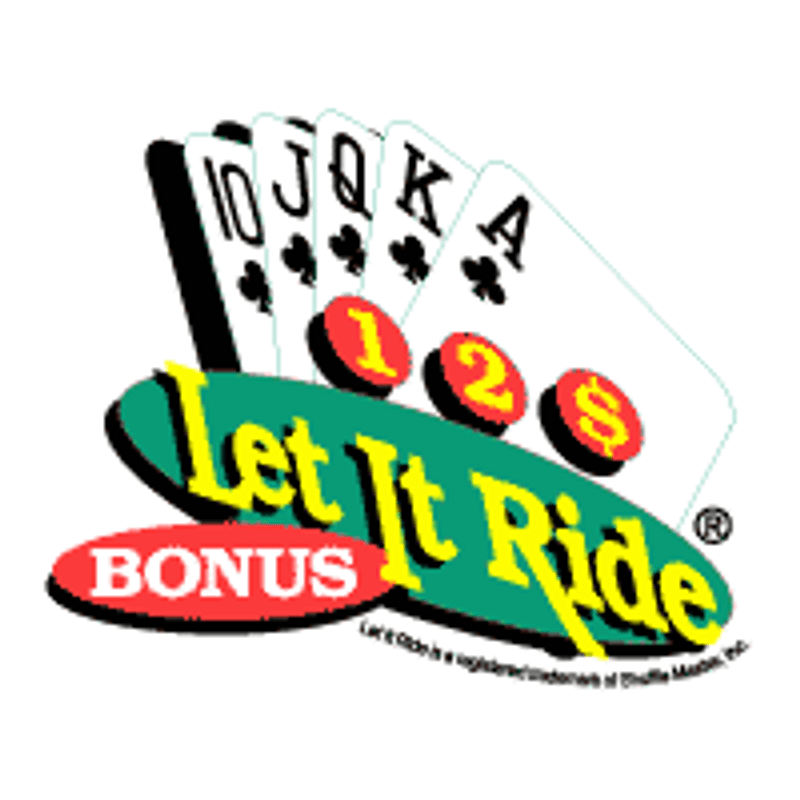 Let It Ride Logo GAME STICKER