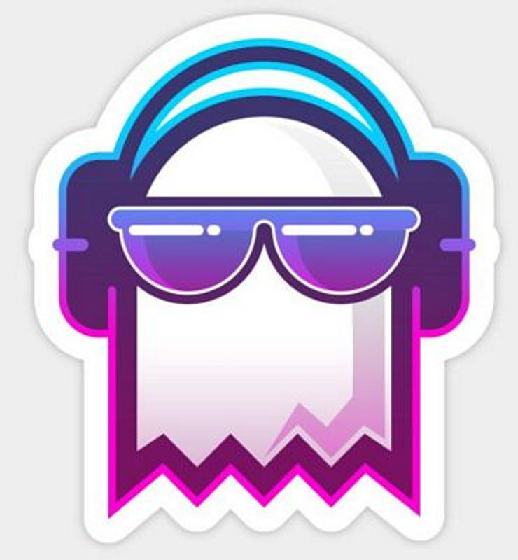 PACMAN JGhosty Sticker