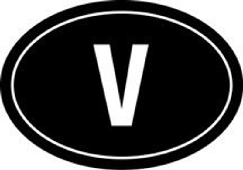 Vatican City Oval Euro Sticker