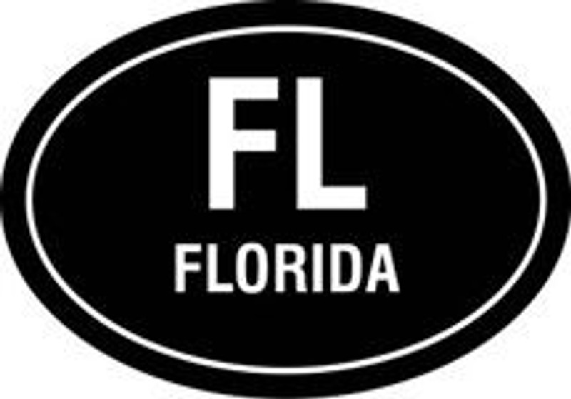 FL Oval Decal