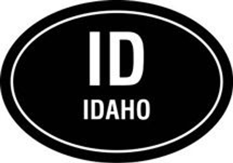 ID Oval Decal
