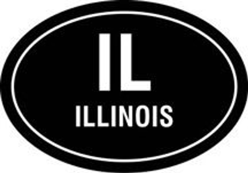 IL Oval Decal