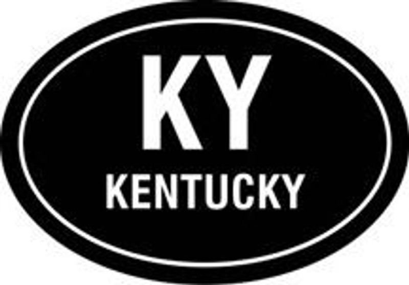 KY Oval Decal