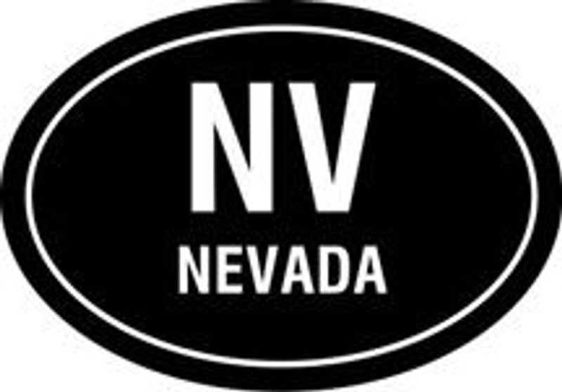 NV Oval Decal