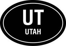 UT Oval Decal