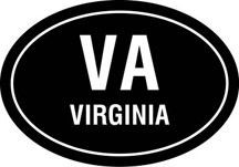 VA Oval Decal