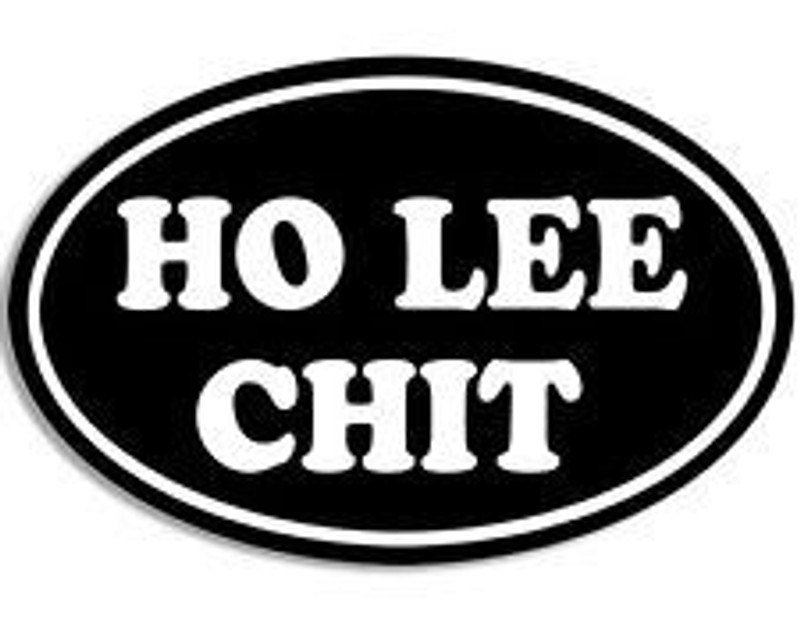 HO LEE CHIT OVAl sticker