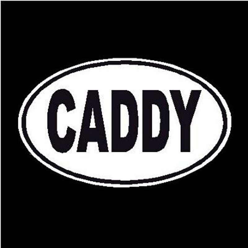 Caddy Oval Decal
