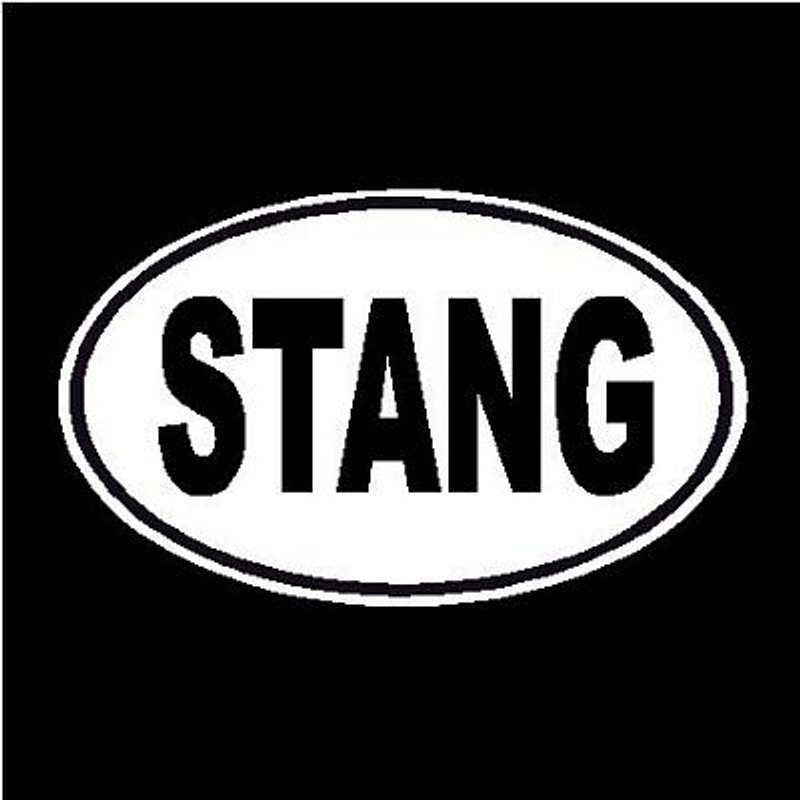 Ford Stang Oval Decal