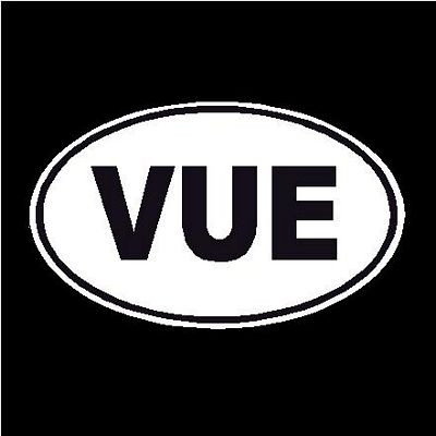 Saturn Vue Oval Decal