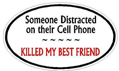 DISTRACTED DRIVER OVAL - Best Friend - F