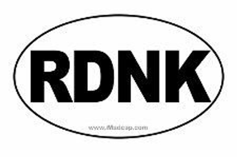 RedNeck Oval Decal Sticker