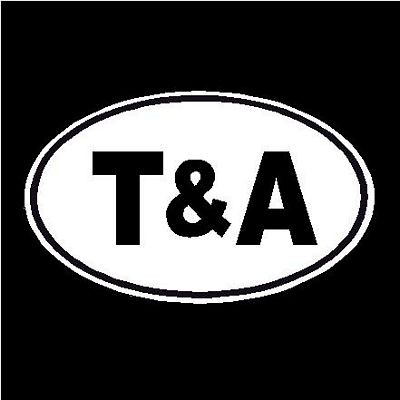 T&A Oval Decal