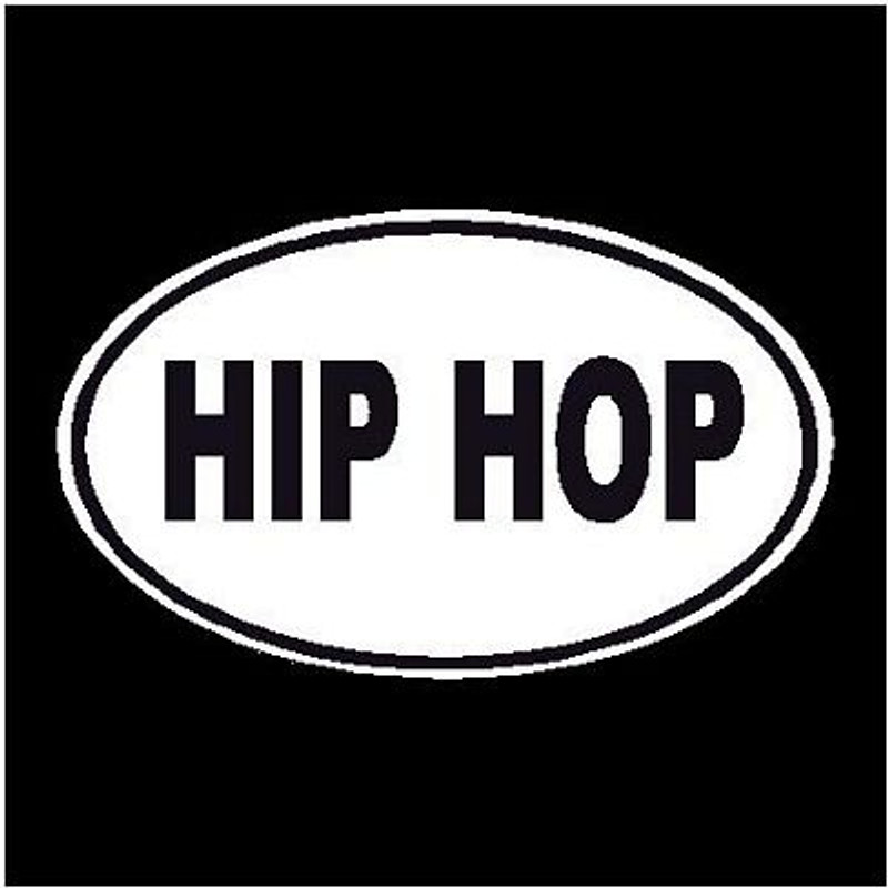 Hip Hop Oval Decal