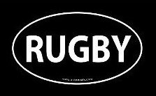 RUGBY OVAL STICKER