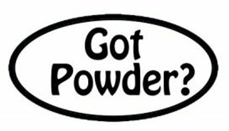 Got Powder Decal