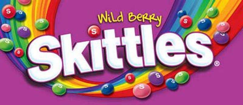 Skittles Wild Berry Box sticker