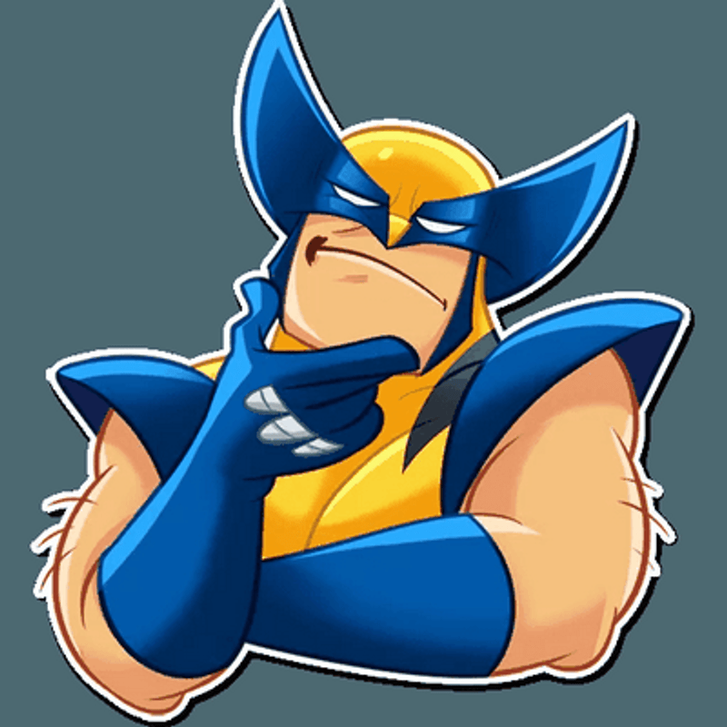 x-men wolverine sticker 9