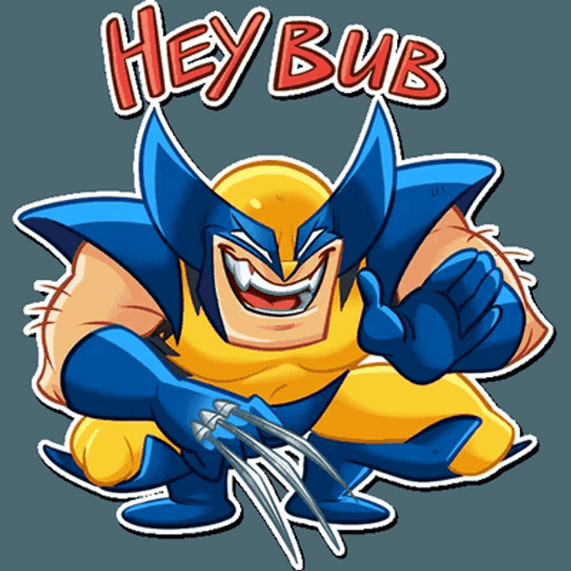 x-men wolverine sticker 22
