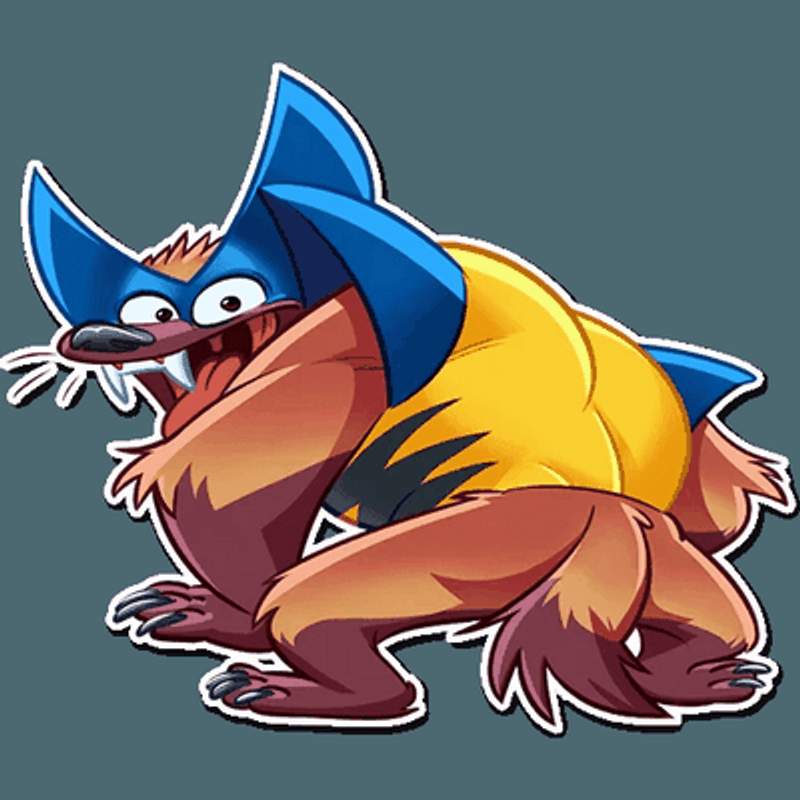 x-men wolverine sticker 26