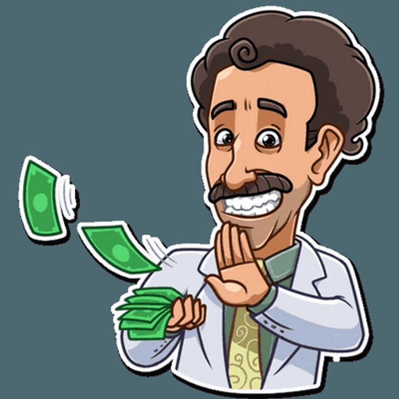 borat very nice funny cat sticker 22