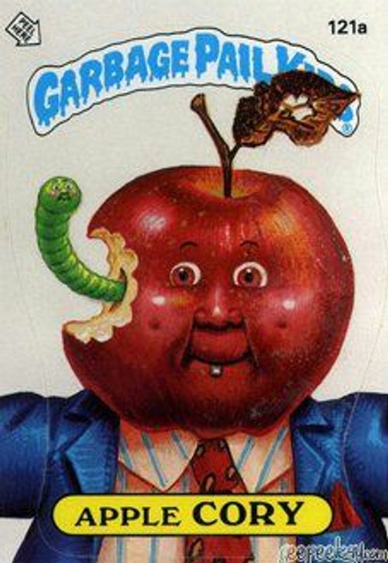 Apple CORY Funny Sticker Name Decal