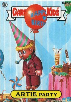 ARTIE Party Funny Sticker Name Decal