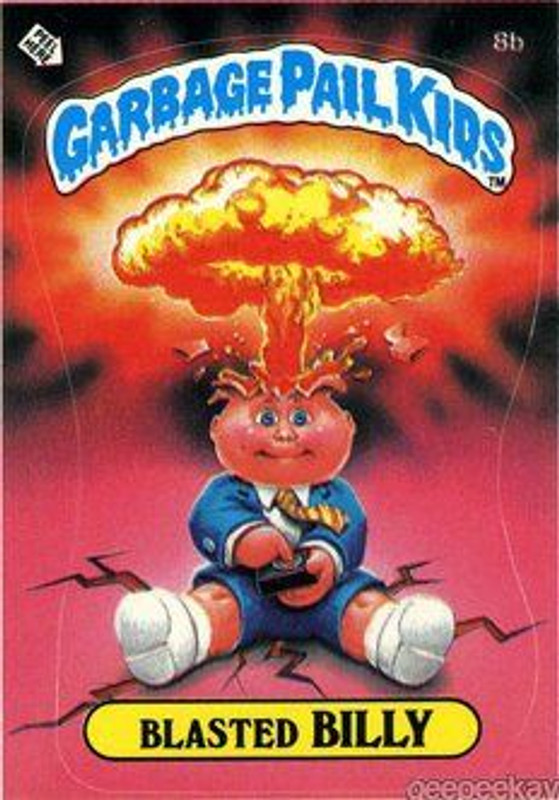 Blasted BILLY Funny Sticker Name Decal