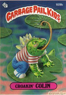 croakin COLIN Funny Sticker Name Decal