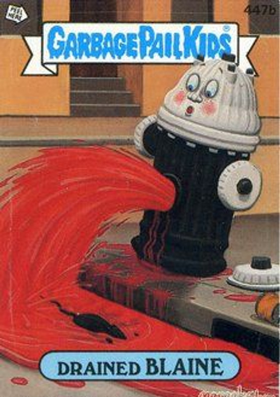 Drained BLAINE Funny Sticker Name Decal