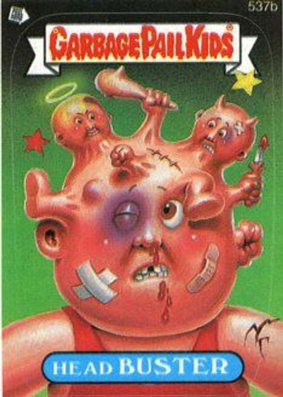 Head Buster Funny Sticker Name Decal