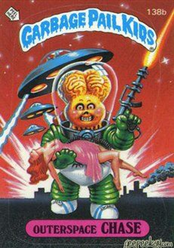 Outerspace CHASE Funny Decal Name Sticker