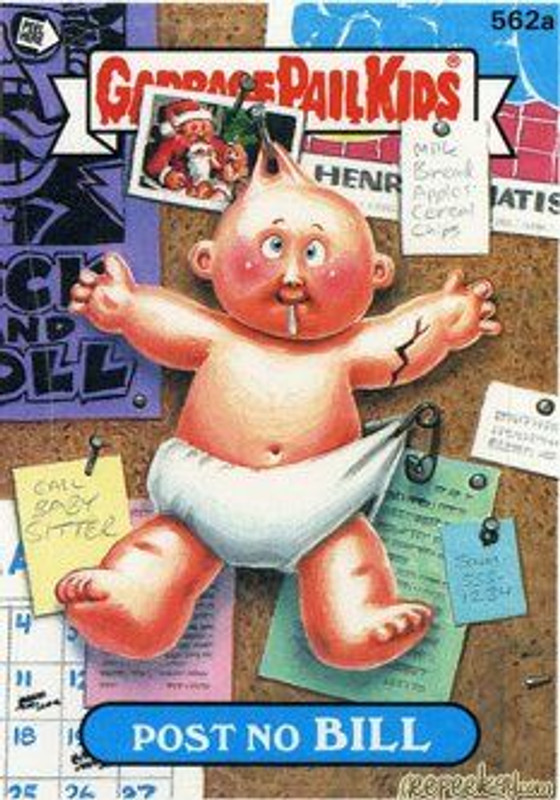 Post No BILL Funny Decal Name Sticker