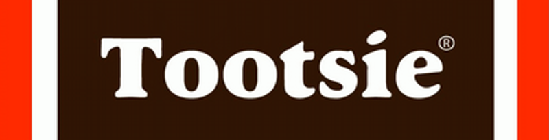 Tootsie Logo Candy Bar Sticker