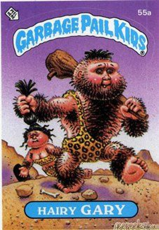 Hairy GARY Funny Sticker Name Decal