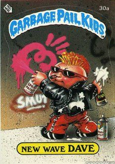 New Wave DAVE Funny Decal Name Sticker