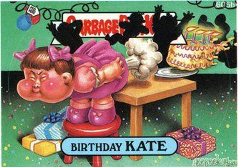 Birthday KATE Funny Sticker Name Decal