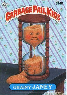 Grainy JANEY Funny Sticker Name Decal