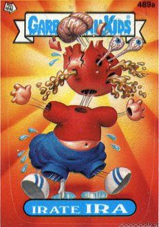 Irate IRA Funny Sticker Name Decal