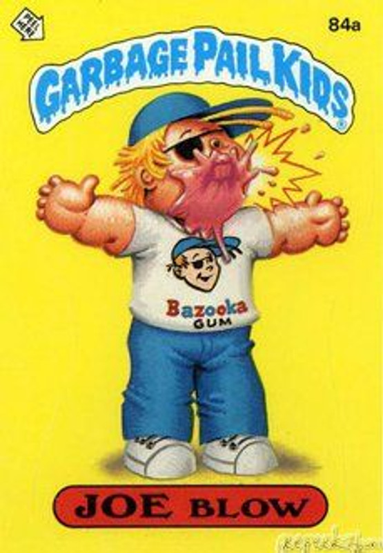 JOE Blow Funny Sticker Name Decal