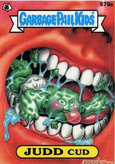 JUDD Cud Funny Decal Name Sticker