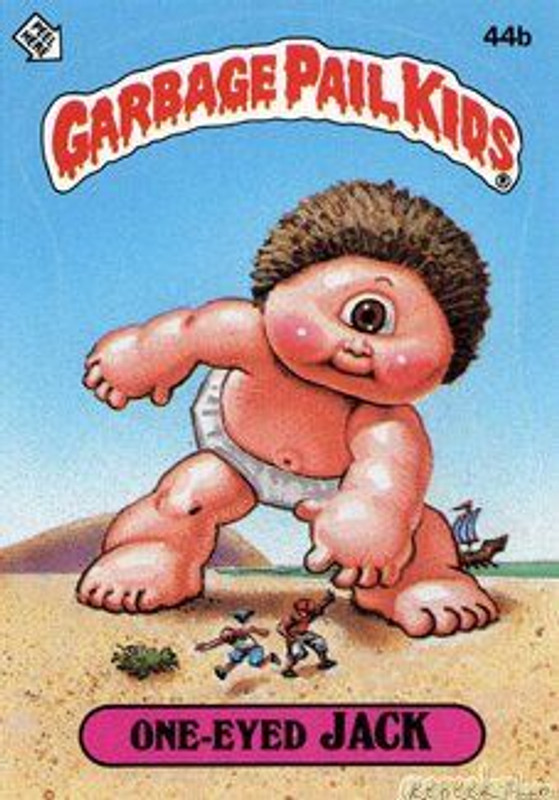 One Eyed JACK Funny Decal Name Sticker