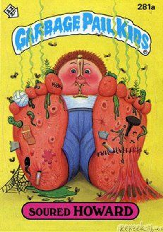 Soured HOWARD Funny Decal Name Sticker