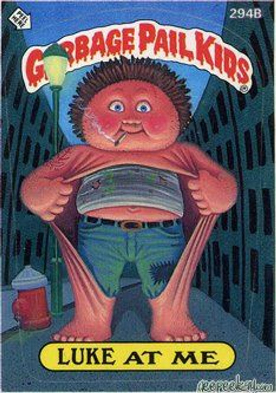 LUKE At Me Funny Decal Name Sticker